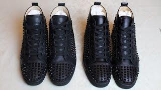 Real vs Fake Guide: Christian Louboutin Louis Flat Calf Spikes | Authentic vs Replica Louboutin