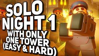 HOW TO SOLO HALLOWEEN 2024 EVENT WITH 1 TOWER | EASY & HARD MODE | Tower Defense Simulator