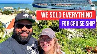 We sold everything to live on a cruise ship — now people cook and clean for us and we feel we’r rich