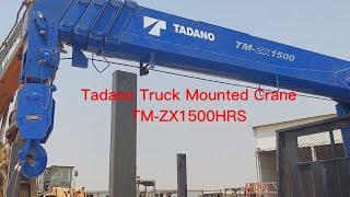 Tadano Truck Mounted Crane | Out Class 15ton | Made in Japan | Radio Remote Control | Saudi Arabia