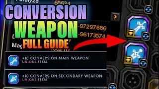 Conversion Weapon (Main & Secondary) FULL GUIDE | Dragon Nest SEA