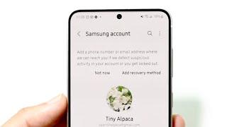 How To Create a Samsung Account On Your Phone! (2024)