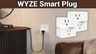 Wyze Plug, 2.4GHz Wi-Fi Smart Plug, Set of 4,  White | Wifi Plug