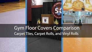 Gym Floor Covers Comparison - Temporary Gymnasium Flooring