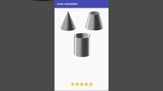 Apps | How to make a cone by app