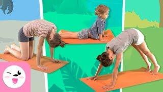 YOGA para niños - Las posturas de los animales - Tutorial para practicar yoga