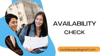 32.Availability Check@Sapinstitute