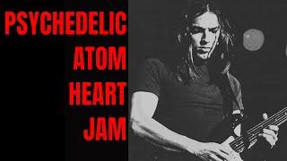 Psychedelic Pink Floyd Style Atom Heart Guitar Backing Track (G Minor)