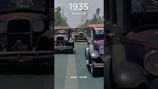 BEVERLY HILLS 1935 in color  #drive #drivetour #archive