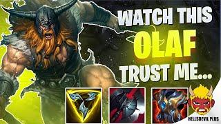 Watch This Olaf Video Until The End... (Trust Me) - Wild Rift HellsDevil Plus Gameplay