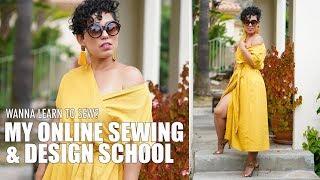 MY ONLINE SEWING AND DESIGN SCHOOL! WANNA LEARN TO SEW?