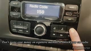 Unlocking Ford Ecosport Titanium Radio Code   Quick Guide