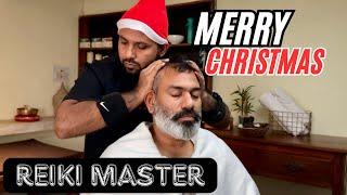 Head Massage Therapy By ReikiMaster #ASMR #indianbarber #sensoryoverload #anxityrelief