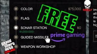 Prime Gaming GTA 5 Online Loot & Benefits (1,000,000 GTA$ + FREE Sonar Station + Discounts)