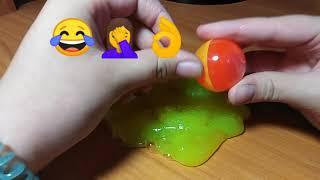 Обзорчик на Ninja slime 2 в 1 смешивай цвета.