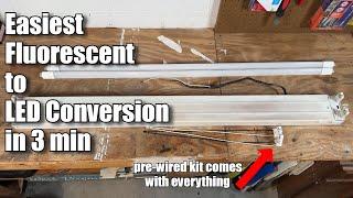 How to Easily Convert Fluorescent Lights to LED