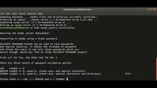 mysql secure installation