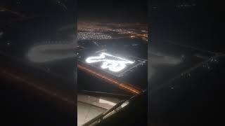 ️️ Incredible view of Lusail International Circuit during the Landing at Doha #shorts #aviation