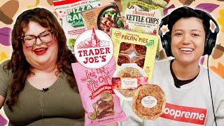 Kristin & Jen Try Every NEW TRADER JOE'S ITEM For November | Kitchen & Jorn