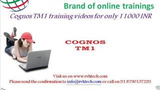 Cognos TM1 training videos for only 11000 INR