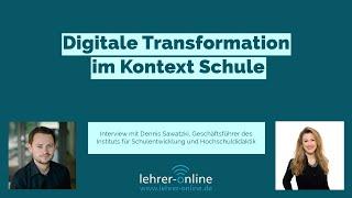 Interview mit Dennis Sawatzki zum Thema "Digitale Transformation"