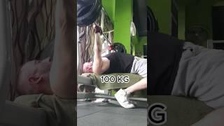 When your wrist wrap decides to give up. 100kg Bench Press!