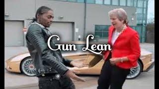 Theresa May does the Gun Lean (Brexit Lean)