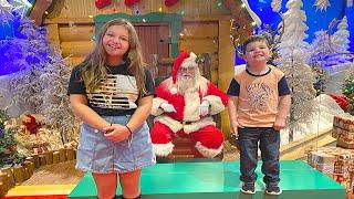 Caleb VISITS SANTA at BASS PRO SHOP at SANTAs WONDERLAND CHRISTMAS 2020