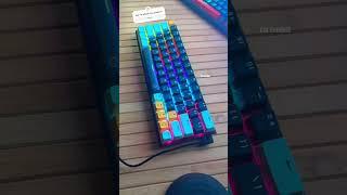 Fantech Atom 63 Mizu Edition Keyboard Gaming Mechanical Murah Lampu Efek RGB