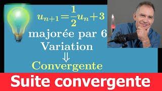 Montrer qu'une suite est convergente  Théorème de convergence monotone  Limite récurrence spé math