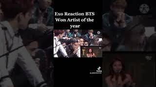 Exo Reaction BTS Won Artists of the year part 2