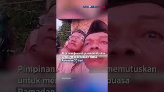 Jemaah Tarekat Santri #bukittinggi Baru Akan Rayakan Lebaran Besok Senin #sindonews #shorts