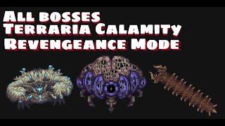 All Bosses Terraria Calamity Mod Season 2 - Revengeance Mode // Easy Mode