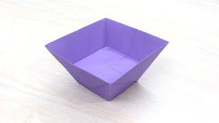 How to Make an Easy Paper Bowl - Stunning Origami Bowl Tutorial