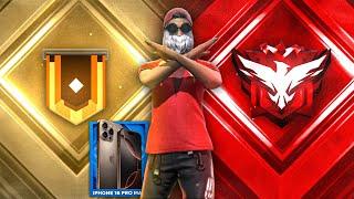 DO OURO AO MESTRE NO IPHONE 16 PRO MAX TEMPORADA 42 FREE FIRE MOBILE