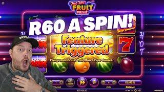 HOT HOT FRUIT PRIVE R60 A SPIN! HUGE WINS