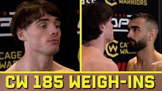 CW 185 Manchester Face-offs & Weigh-Ins | Luke Riley vs. Tariel Abbasov