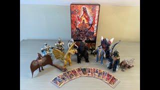 Godzilla Bandai 40th Anniversary Memorial Box Opening and Review! - Every Figure and Card is Shown!