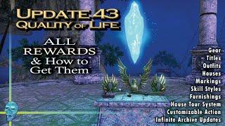 ESO Update 43, Quality of Life: How to Get EVERY REWARD  #eso  | Tamriel_Tidbits