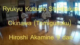 Kaicho Hiroshi Akamine  / Ryukyu Kobudo Shimbukan / Hamahiga no tunfa