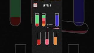 Water Sort - Color Puzzle Level 6 #viral #shorts #darkgames #viral #short #tiktok #darkgamesshort