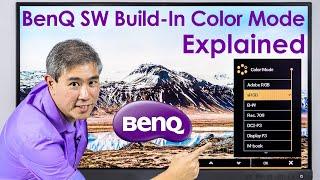 BenQ SW Series Pre-Calibrated Build-In Color Mode Explained!