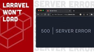 Common Laravel Installation Issues (500 Server Error)