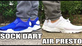 Nike Sock Dart vs Air Presto (On Feet Comparison)