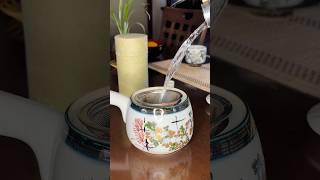 ASMR | Japanese Green Tea #shorts #greentea #healthydrinks #tea #asmr