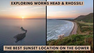 Rhossili bay & Worms Head | the best place to watch sunset on the Gower Peninsula