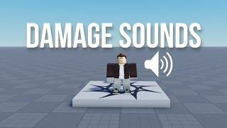 How To Make Damage Sounds | Roblox Studio