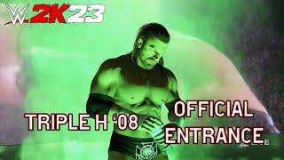 WWE 2K23 Triple H '08 Full Official Entrance!