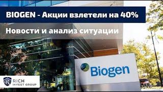 BIOGEN - Акции взлетели на 40%. Что происходит? / Инвестиции в Биотехи / Перспективные Акции США