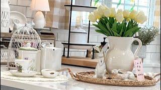 SPRING HOME TOUR DECORATING NO TALK  MUSIC ONLY Home Decor